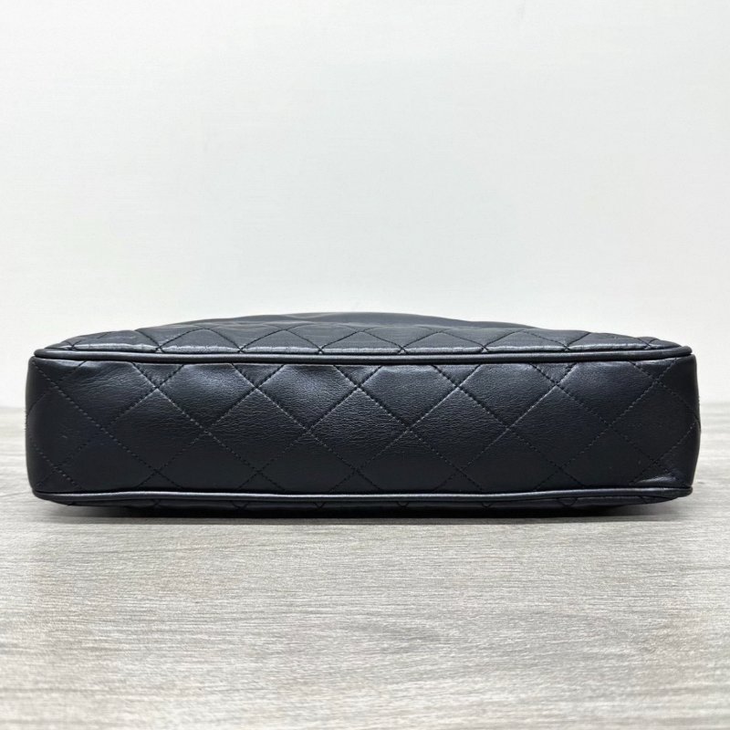 CHANEL 黑金奶粉托特手提肩背斜背包31*25*7 98新配件保卡塵袋-4