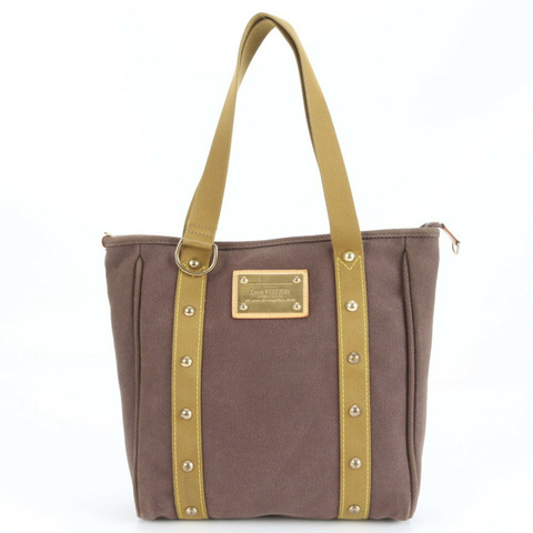 路易威登 Antigua Cabas MM 白色 M40086 女士真皮手提單肩包