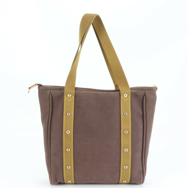 路易威登 Antigua Cabas MM 白色 M40086 女士真皮手提單肩包-2