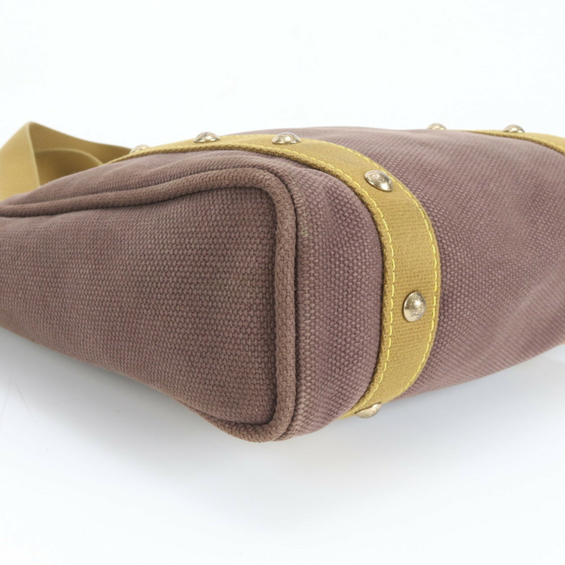 路易威登 Antigua Cabas MM 白色 M40086 女士真皮手提單肩包-3