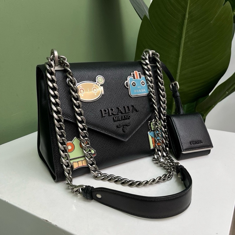 Prada機器人鏈條包-0