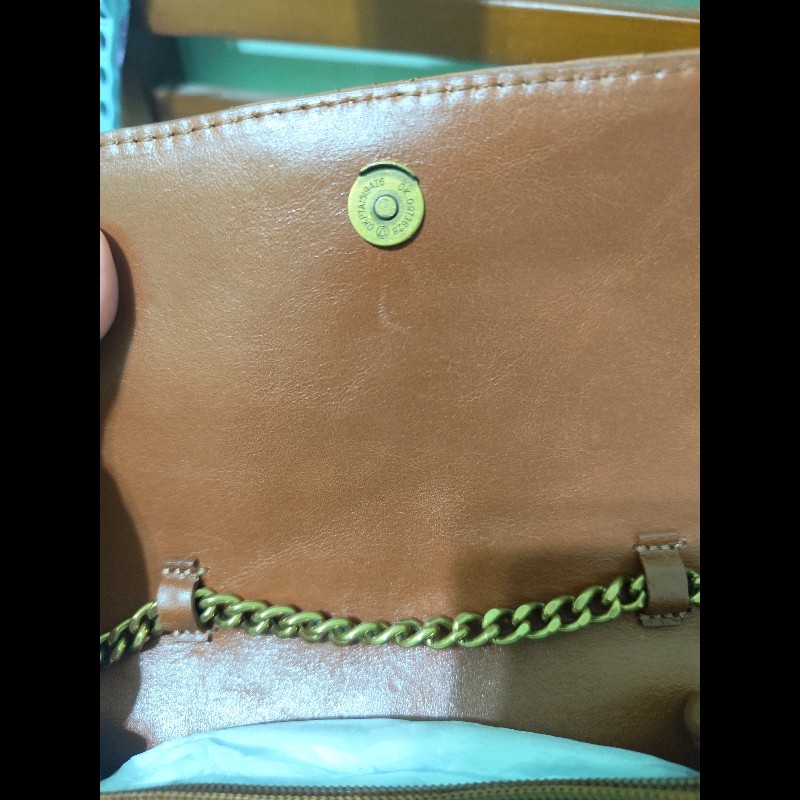 Karl Lagerfeld Lafayette 真皮復古紋WOC 復古焦糖棕
(全新)帶原包裝-18