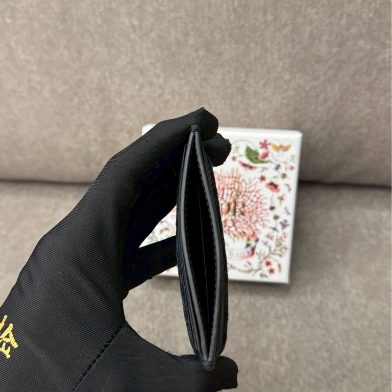 DIOR黑老花卡夾-3