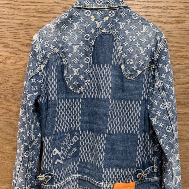 LV nigo藍牛仔外套-1