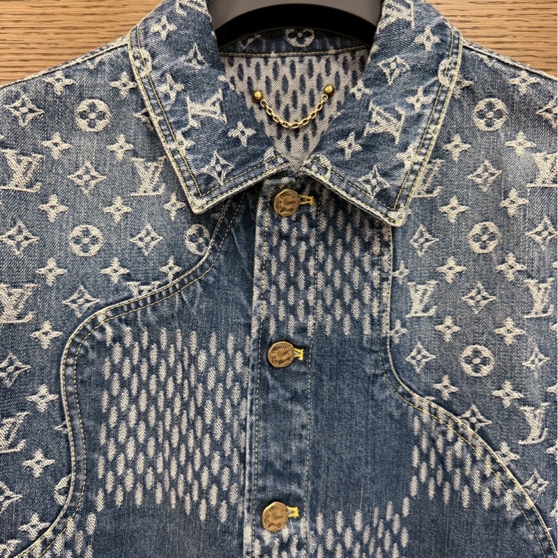 LV nigo藍牛仔外套-2