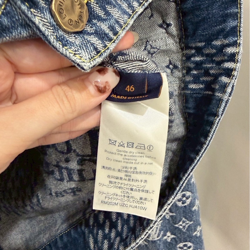 LV nigo藍牛仔外套-3