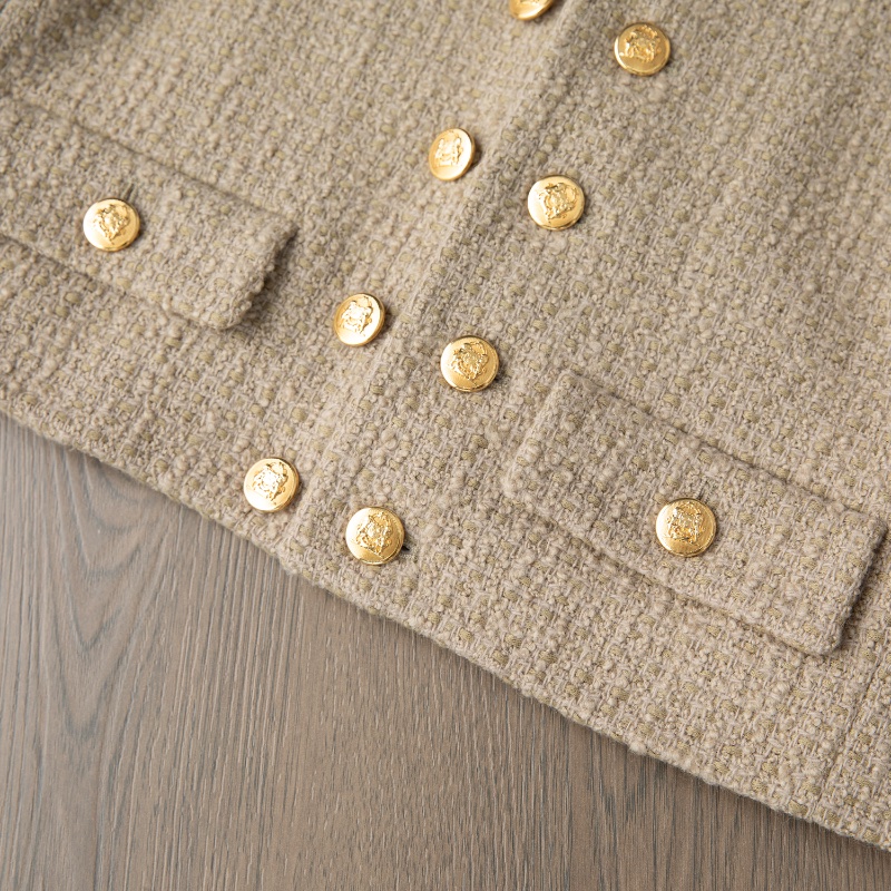 ❤️ CELINE 經典短款外套 好版型 精致紐扣-4