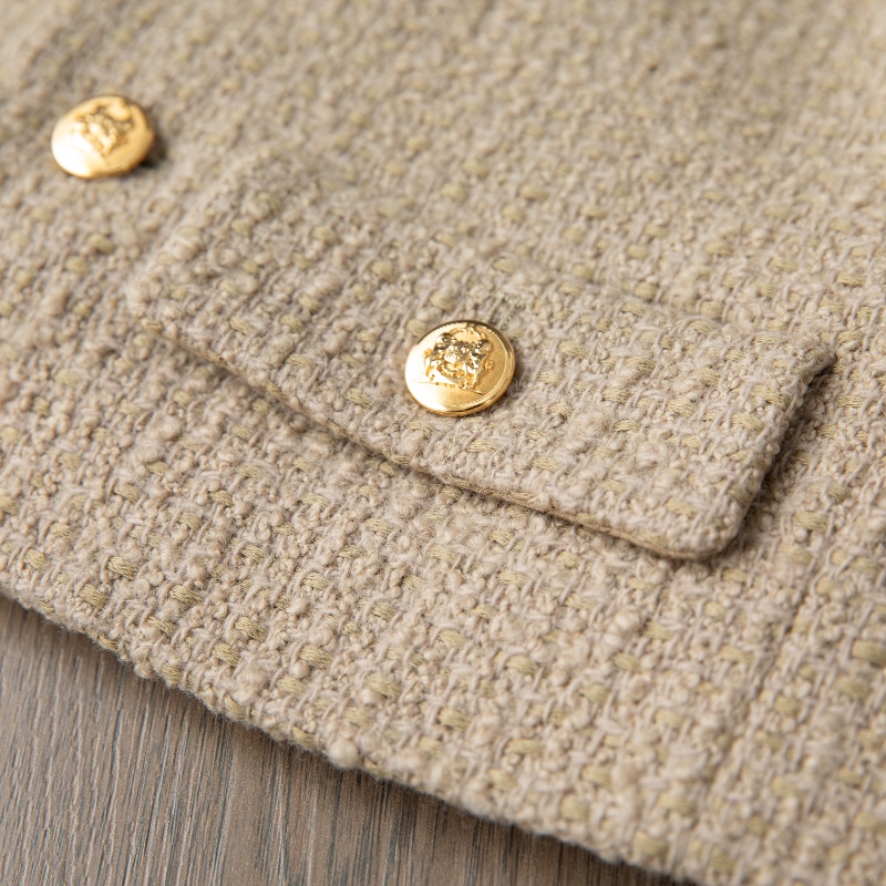 ❤️ CELINE 經典短款外套 好版型 精致紐扣-6