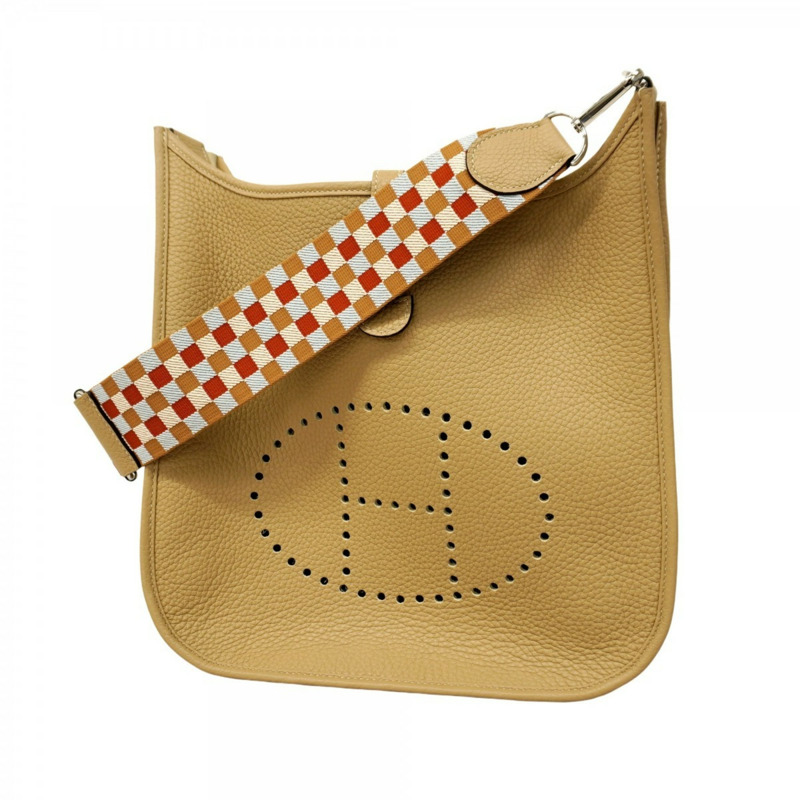 愛馬仕 Hermès Evelyn 3PM 單肩包,Taurillon Clemence Trench 風衣,U 印章,女士,P1836578-0