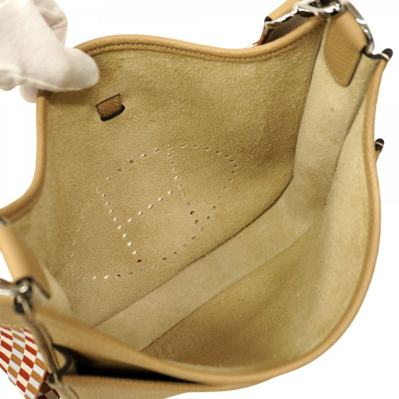 愛馬仕 Hermès Evelyn 3PM 單肩包,Taurillon Clemence Trench 風衣,U 印章,女士,P1836578-3