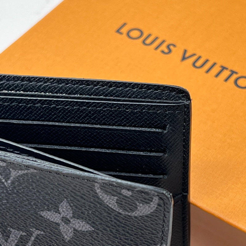 💗香緹國際精品💗 667 LV 黑老花短夾-2