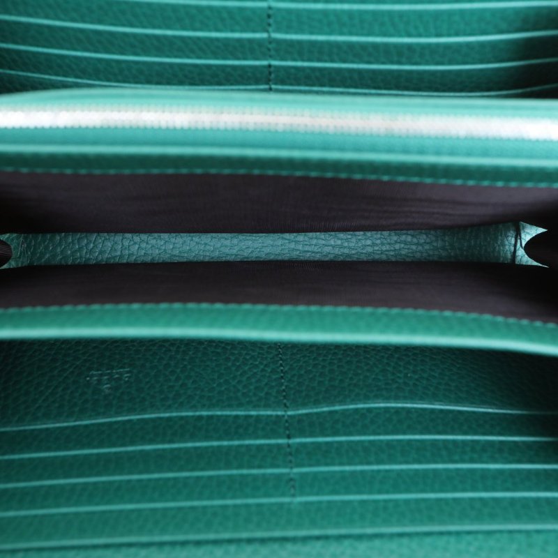 GUCCI Dionysus酒神Woc鑽扣綠色牛皮鑽扣肩背包-3