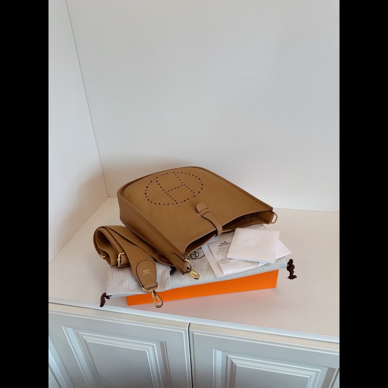 Hermes Evelyne伊芙琳29 4B餅乾色🍪金扣 U刻大全套-2