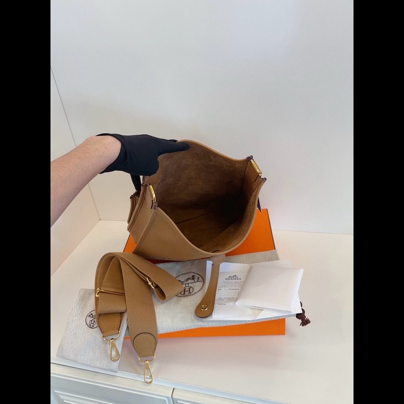 Hermes Evelyne伊芙琳29 4B餅乾色🍪金扣 U刻大全套-5