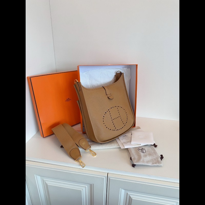 Hermes Evelyne伊芙琳29 4B餅乾色🍪金扣 U刻大全套-6