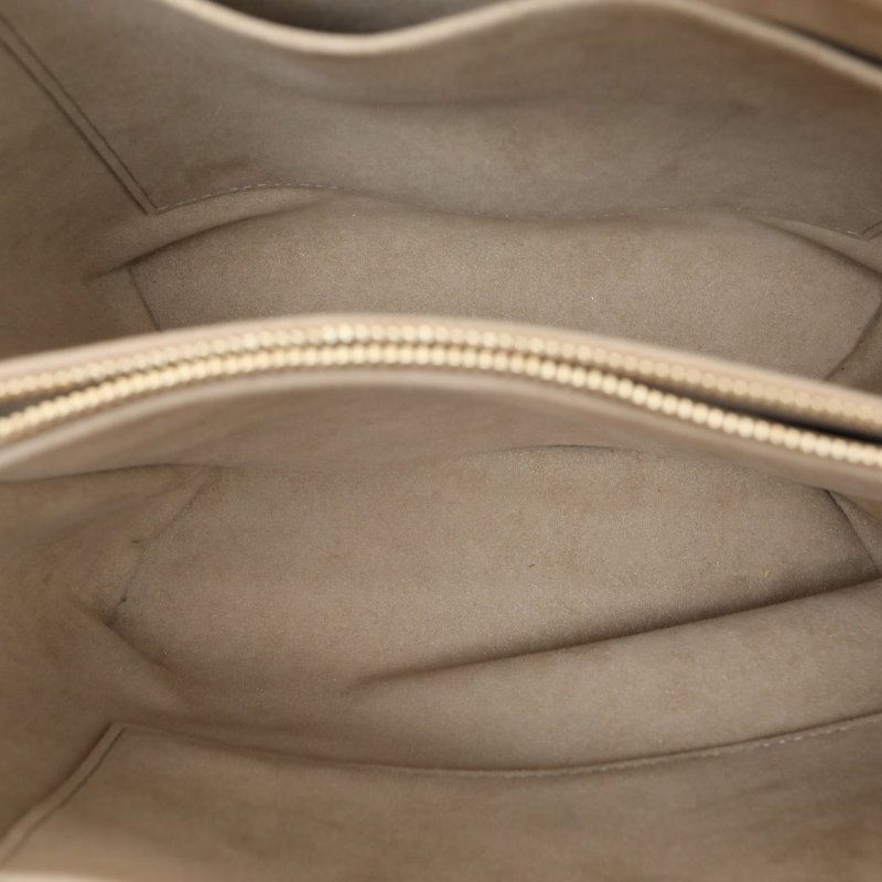 LOUIS VUITTON Lockme手提包28黑色荔枝牛皮金扣肩背包-3