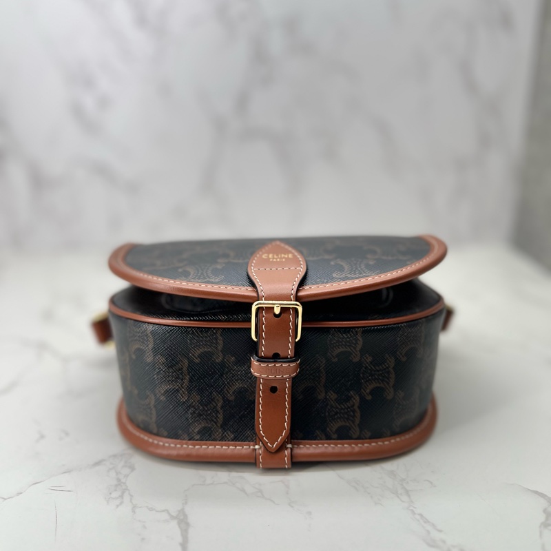 💗香緹國際精品💗 647 Celine 馬鞍包 極新 包況好-2