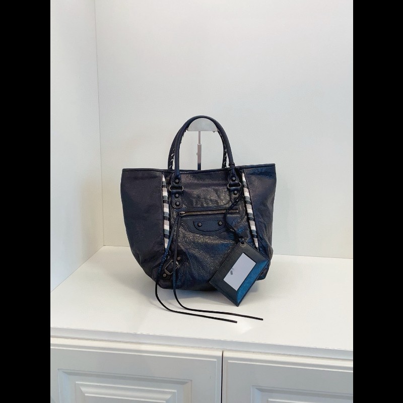 Balenciaga 限量soblack 機車包 Tote 肩背包手提包-1