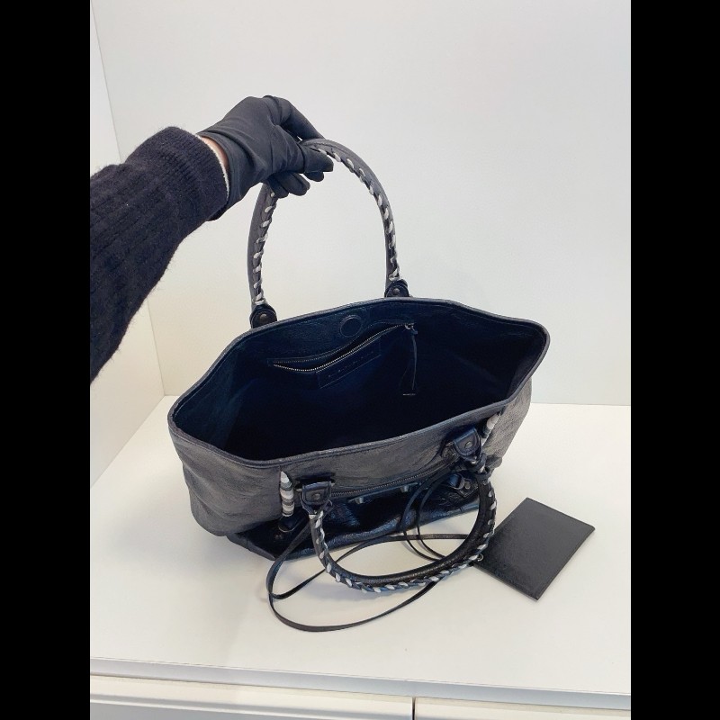 Balenciaga 限量soblack 機車包 Tote 肩背包手提包-7
