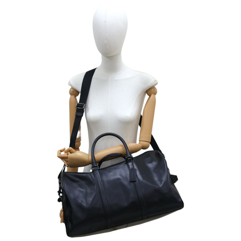 黑色 光滑牛皮 行李袋 45cm C5306【COACH 寇馳】 C5306-12