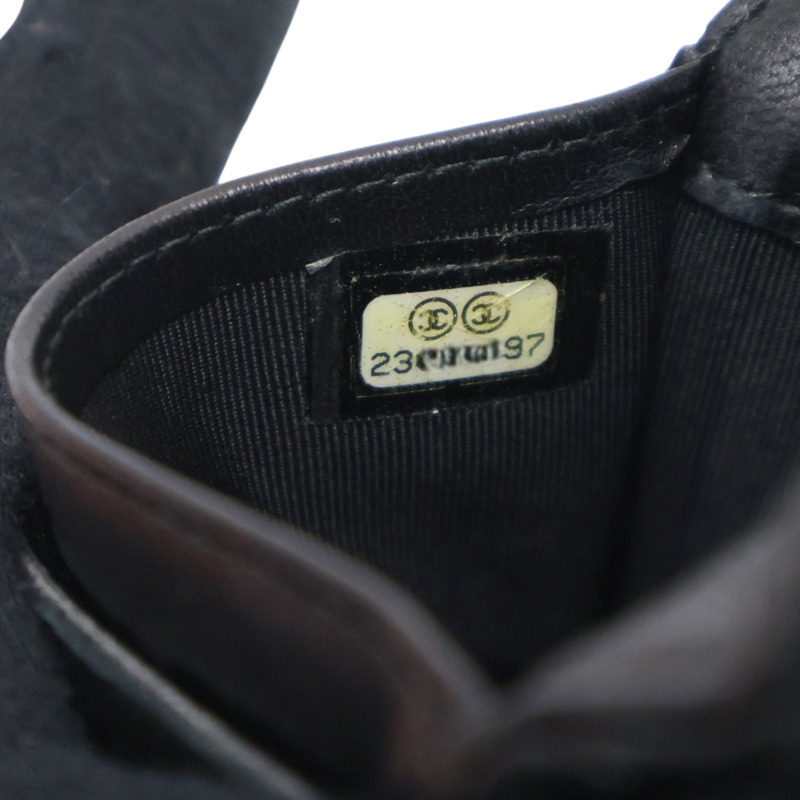 黑色 山型紋 牛皮 卡夾 名片夾 (無卡)【CHANEL 香奈兒】-7