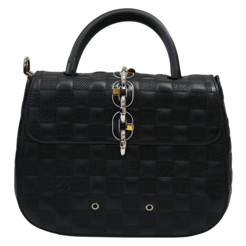 黑色 壓紋牛皮 Chain It Bag PM 肩背包 N44035 【LOUIS VUITTON LV 路易威登】 N44035-1