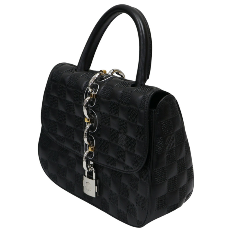 黑色 壓紋牛皮 Chain It Bag PM 肩背包 N44035 【LOUIS VUITTON LV 路易威登】 N44035-2