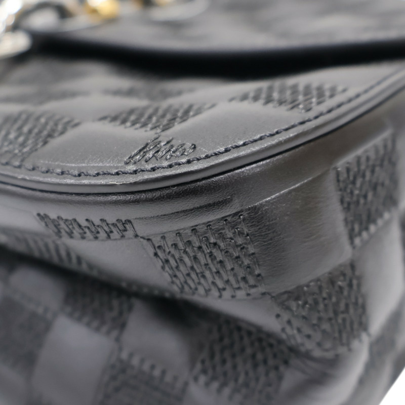 黑色 壓紋牛皮 Chain It Bag PM 肩背包 N44035 【LOUIS VUITTON LV 路易威登】 N44035-12