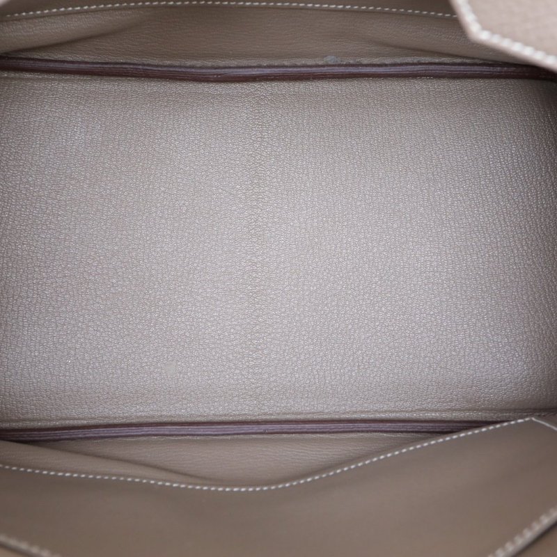 HERMES Birkin3018大象灰Togo皮D刻金扣肩背包-2