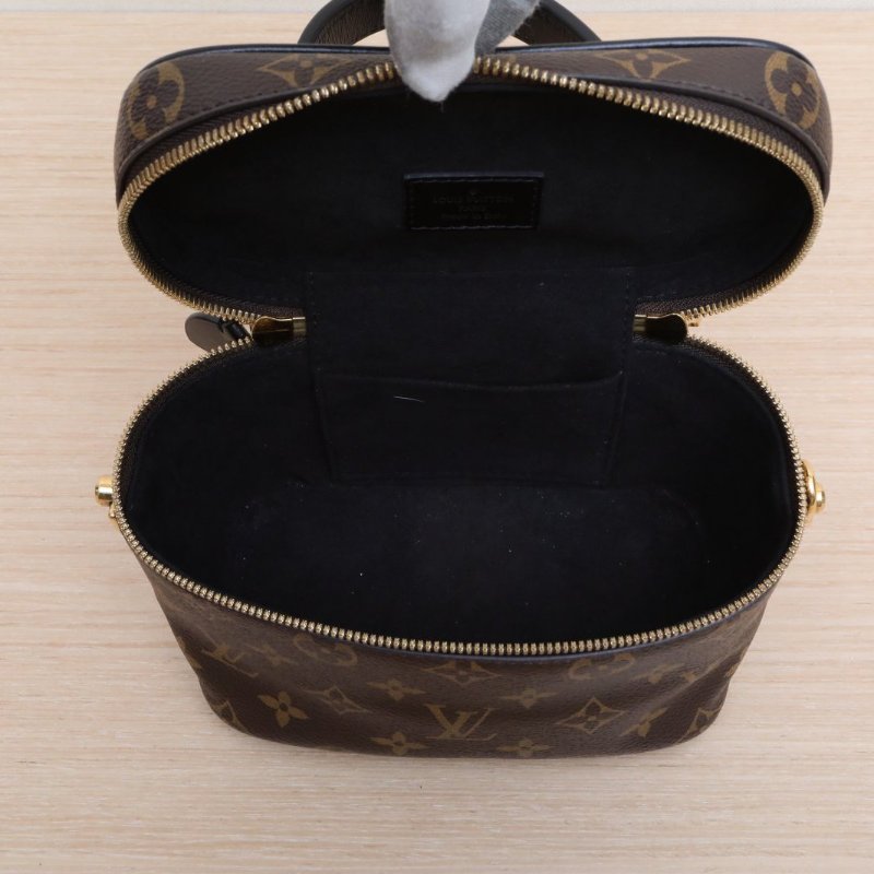 LOUIS VUITTON Vanity化妝包小號19老花PVC金扣2020肩背包-3
