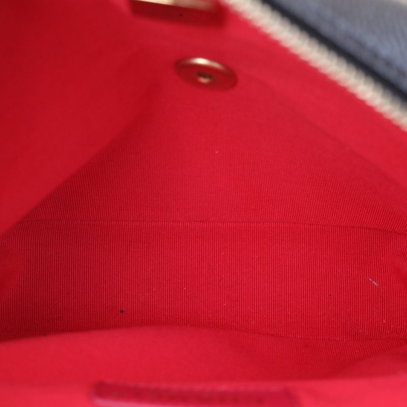 CHANEL 22P菱格紋復古口蓋拉鏈雙肩包黑色荔枝牛皮晶片開金扣肩背包-2