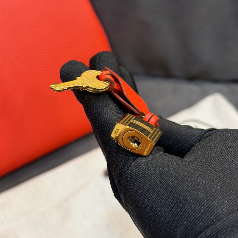 #全網最低凱莉包 #配件齊全 愛馬仕橘紅kelly35 好成色✨免配貨帶走🔥-8