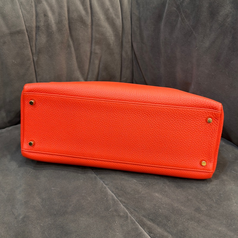 #全網最低凱莉包 #配件齊全 愛馬仕橘紅kelly35 好成色✨免配貨帶走🔥-18