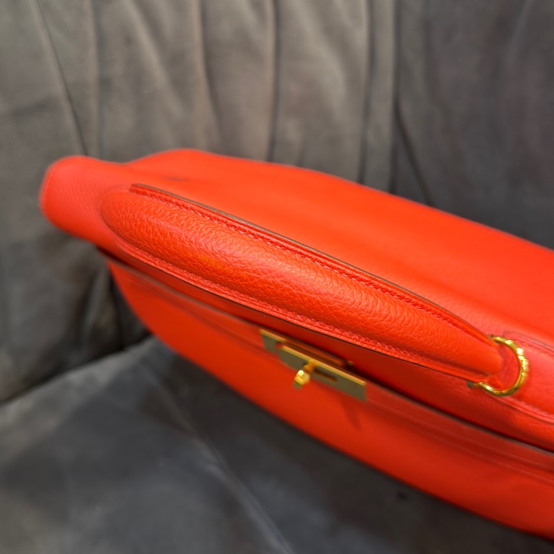 #全網最低凱莉包 #配件齊全 愛馬仕橘紅kelly35 好成色✨免配貨帶走🔥-20