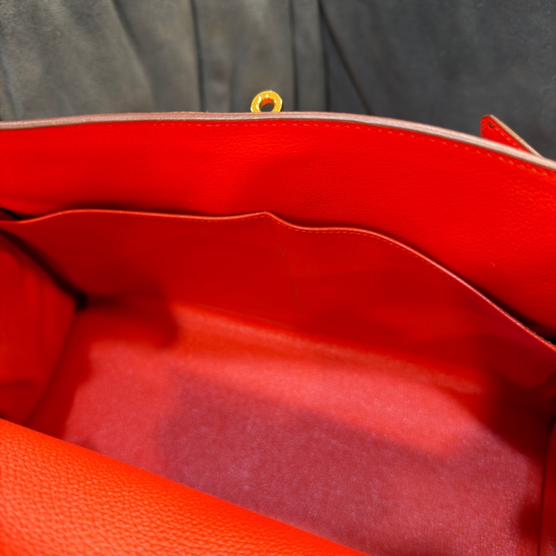 #全網最低凱莉包 #配件齊全 愛馬仕橘紅kelly35 好成色✨免配貨帶走🔥-26