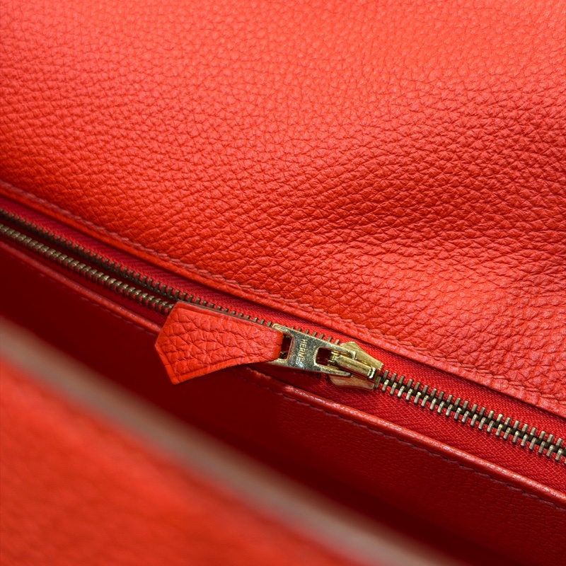 #全網最低凱莉包 #配件齊全 愛馬仕橘紅kelly35 好成色✨免配貨帶走🔥-27