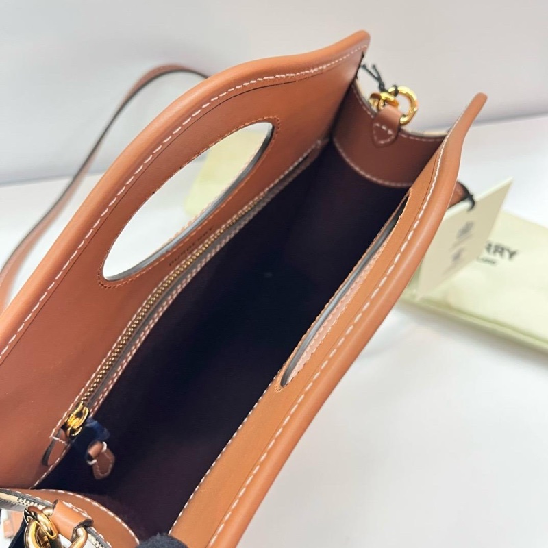 Burberry brown pocket bag-3