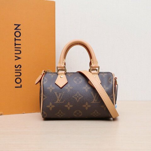 LOUIS VUITTON SpNano16可拆卸肩帶老花PVC2022肩背包