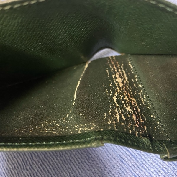 LV 精典皮夾(深綠色）-13