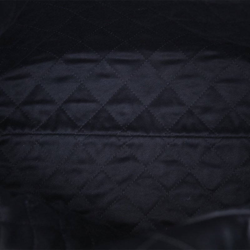 CHANEL 22BagTote托特包大號37黑色牛皮晶片開金扣肩背包-3