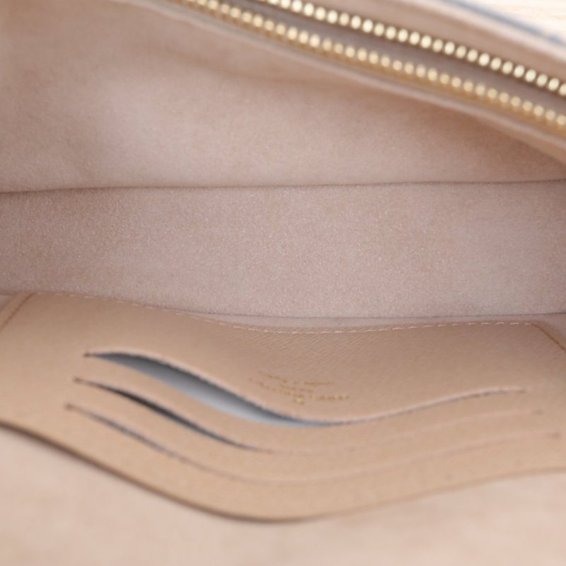 LOUIS VUITTON IVY鏈條腋下包老花PVC金扣晶片肩背包-4