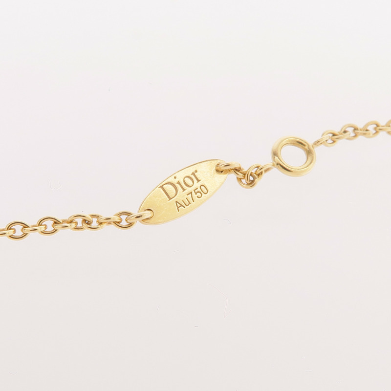 Dior 18K黃金Rose Des Vents Bracelet鑽石/孔雀石手鏈-6