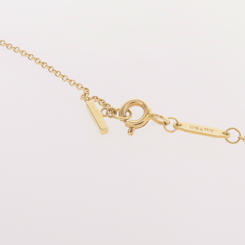 TIFFANY＆CO 18K黃金T Smile Necklace項鍊-4