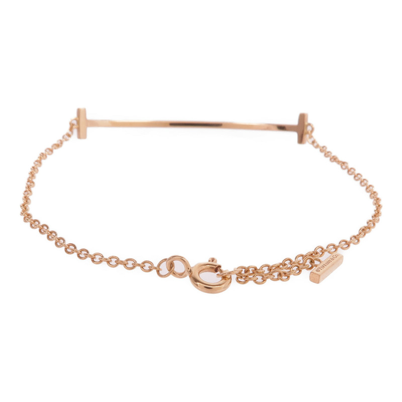 TIFFANY＆CO 18K玫瑰金T Smile Bracelet手鏈-2