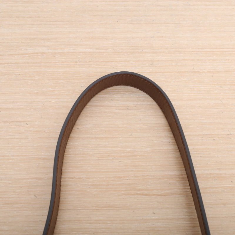 GUCCI Horsebit馬銜扣1955馬鞍包Mini20.5可拆卸雙肩帶烏木色PVC金扣帆布肩背包-2