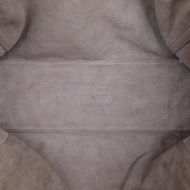 BOTTEGA VENETA 紫色羊皮蛇皮無編織拼接托特購物袋/肩背包-2