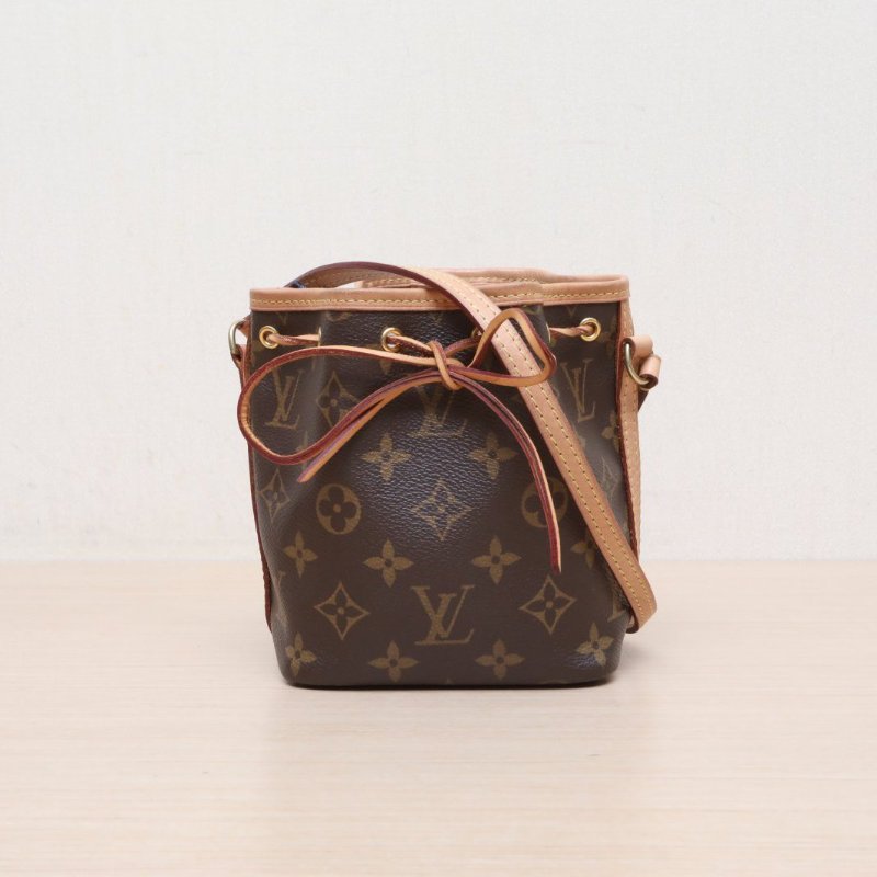 LOUIS VUITTON NOÉ水桶包Nano13老花PVC金扣2020肩背包-1
