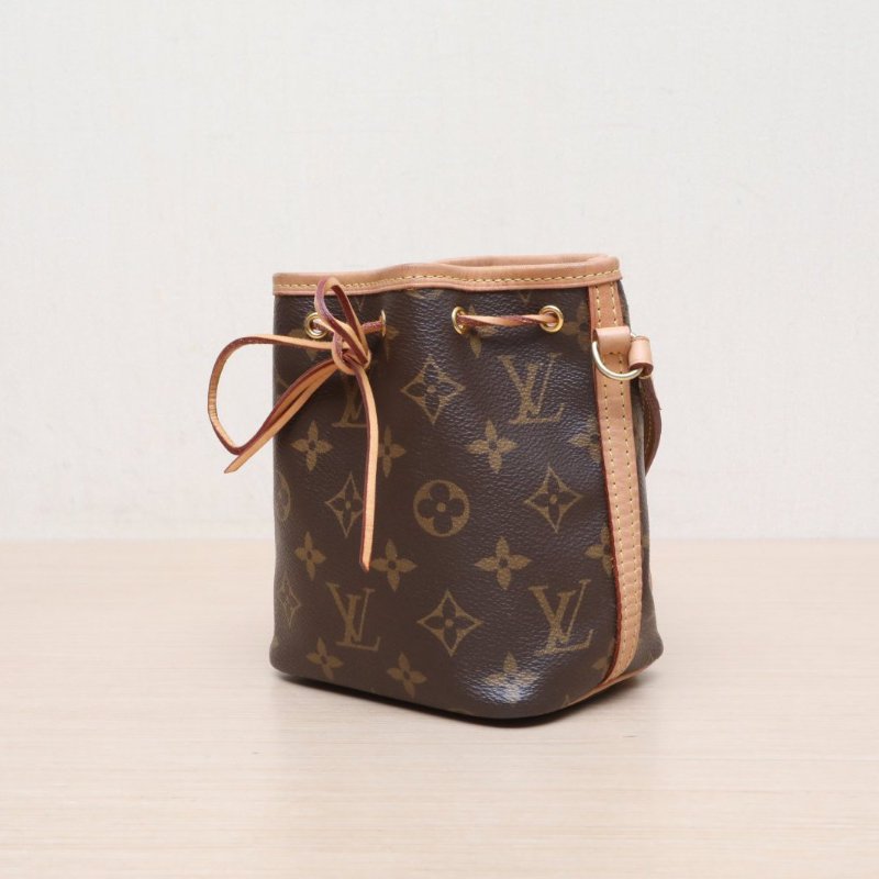 LOUIS VUITTON NOÉ水桶包Nano13老花PVC金扣2020肩背包-2