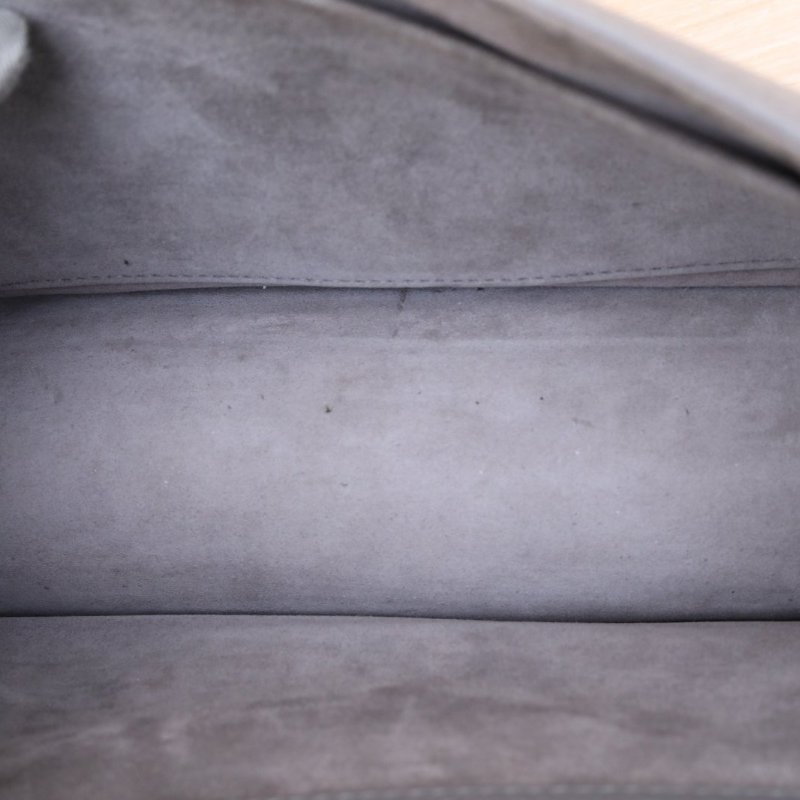 DIOR Diorama盾牌包中號25灰色牛皮金扣2017鉚釘飾面肩背包-3