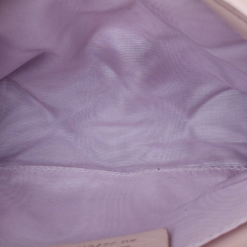 Salvatore Ferragamo 粉色羊皮蝴蝶結鏈條包斜跨包mini19肩背包-3